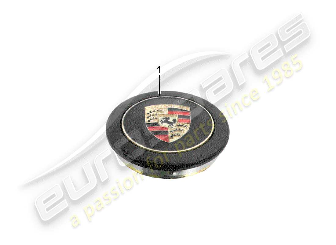 un diagramma delle parti dal catalogo delle parti porsche 2014 (accessories)