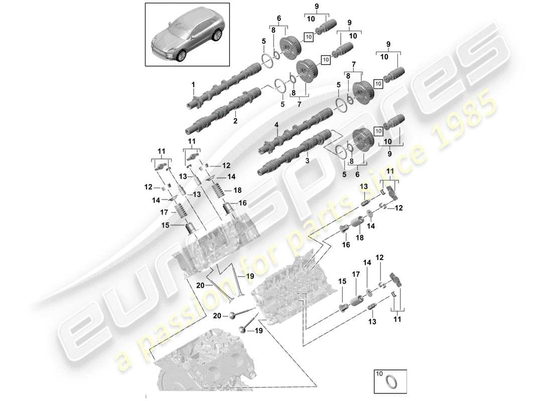 diagramma della parte contenente il codice parte 9a709493000
