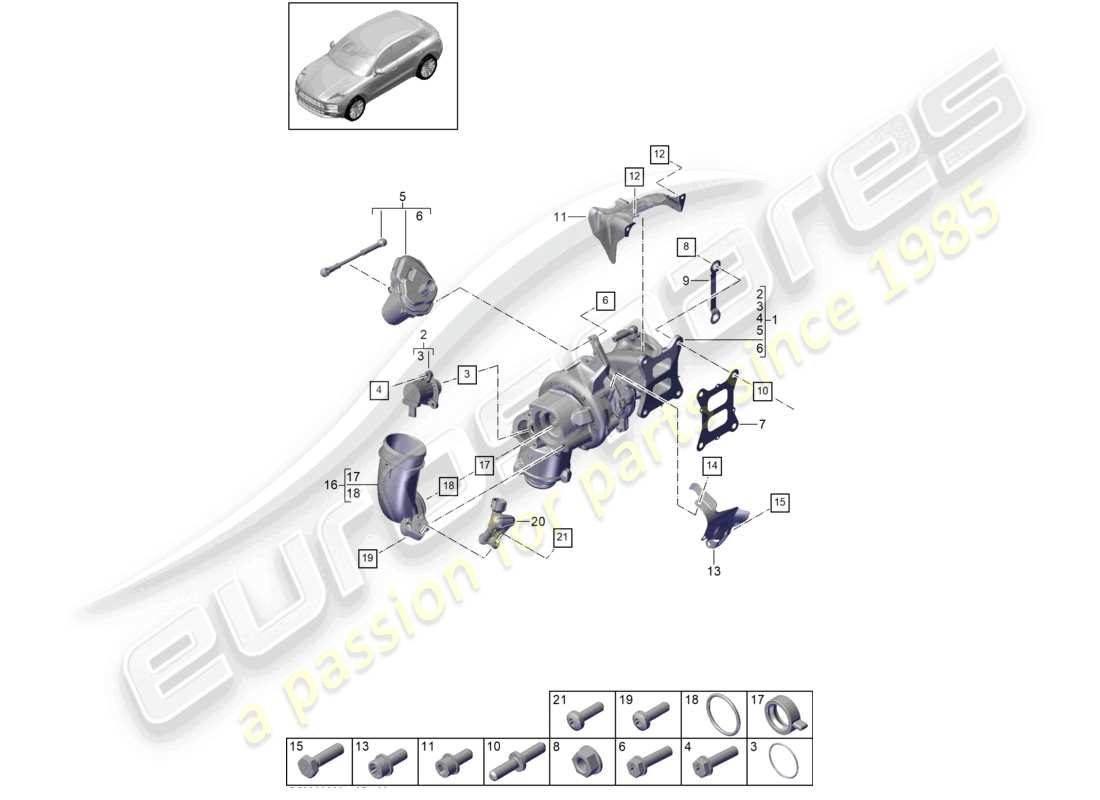diagramma della parte contenente il codice parte 9a7129635