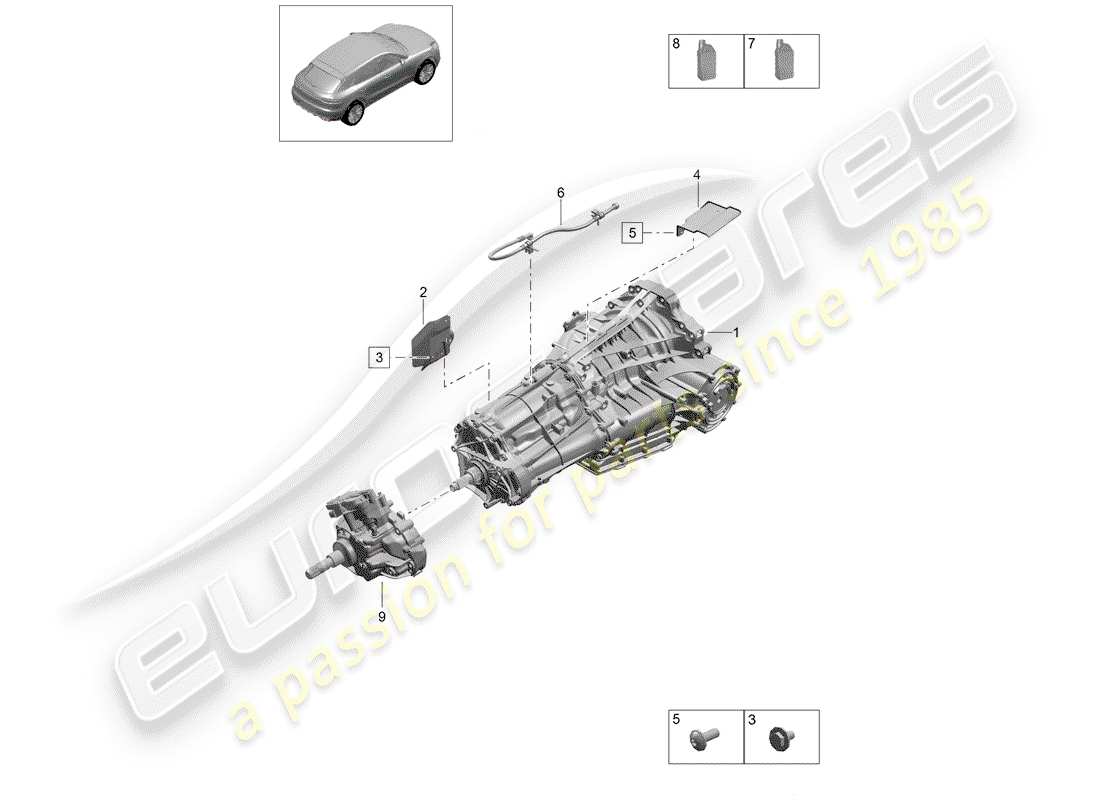 diagramma della parte contenente il codice parte g 052529a2