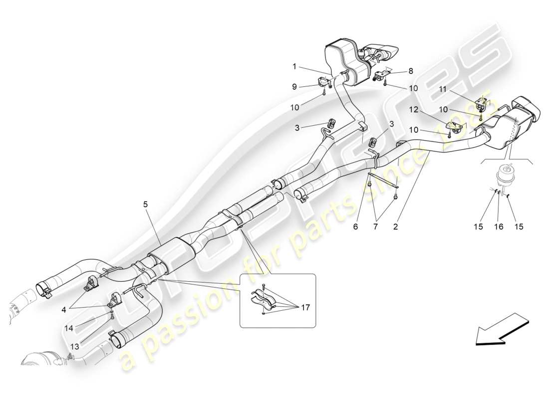 diagramma della parte contenente il codice parte 673003136