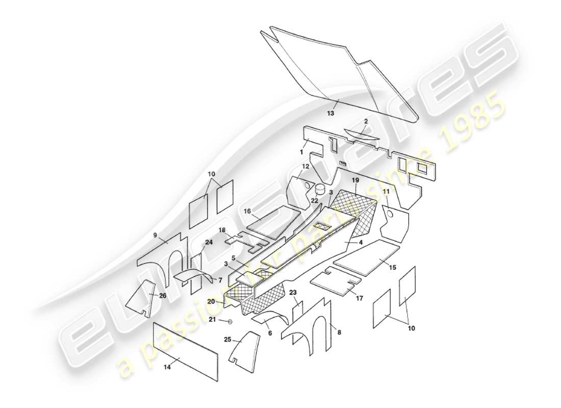 diagramma della parte contenente il codice parte 85-74098