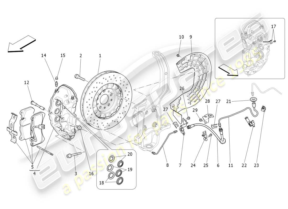 diagramma della parte contenente il codice parte 670009179