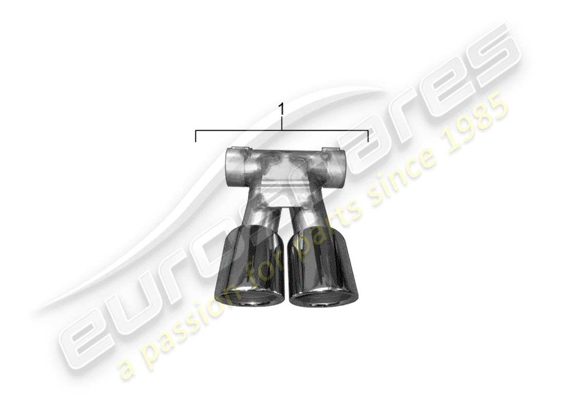 porsche 2013 (tequipment 98x/99x) tubo di scappamento diagramma delle parti