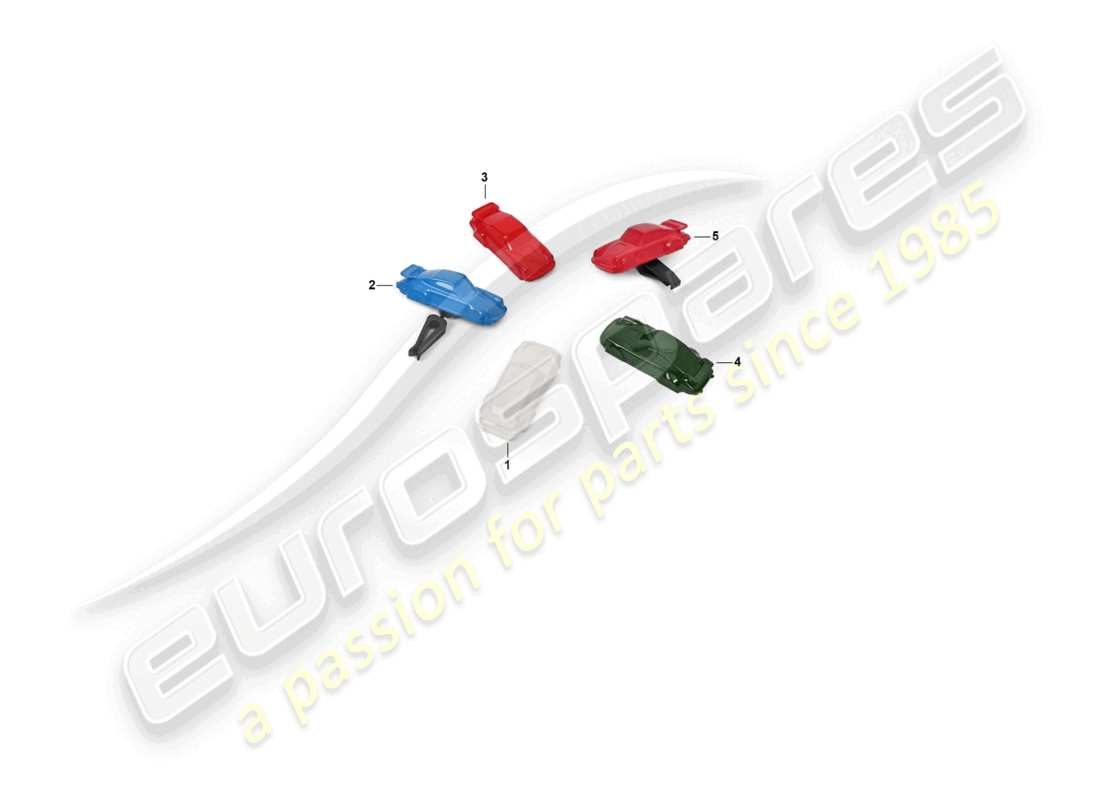 porsche 2004 (986 boxster) erogatore di aromi diagramma delle parti