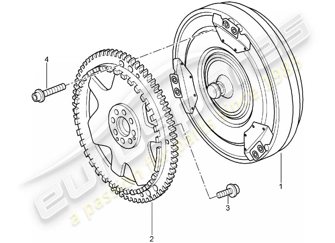 porsche 2007 (987 boxster) tiptronic diagramma delle parti