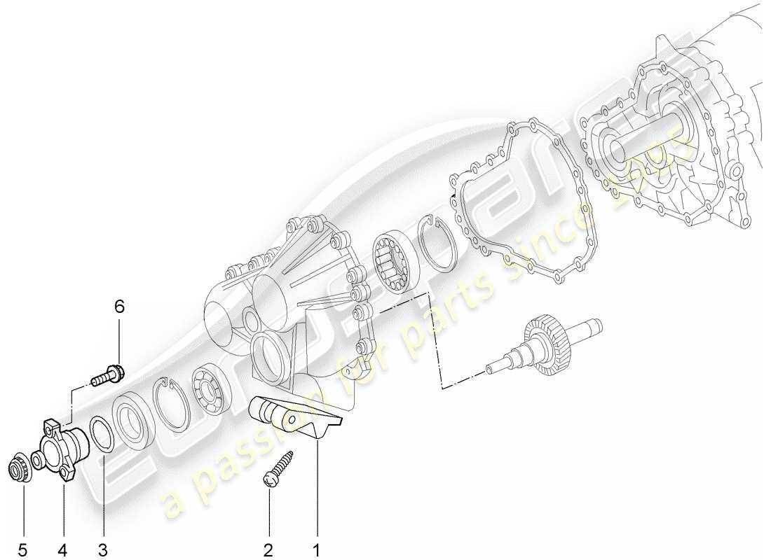 porsche 2004 (996) tiptronic - - 4 trazione a ruote diagramma delle parti