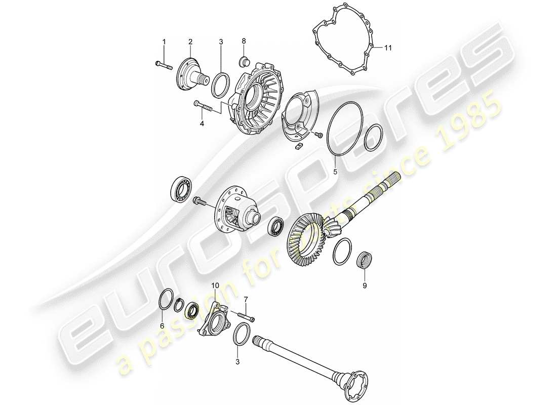 porsche 2008 (987 boxster) schema delle parti tiptronic