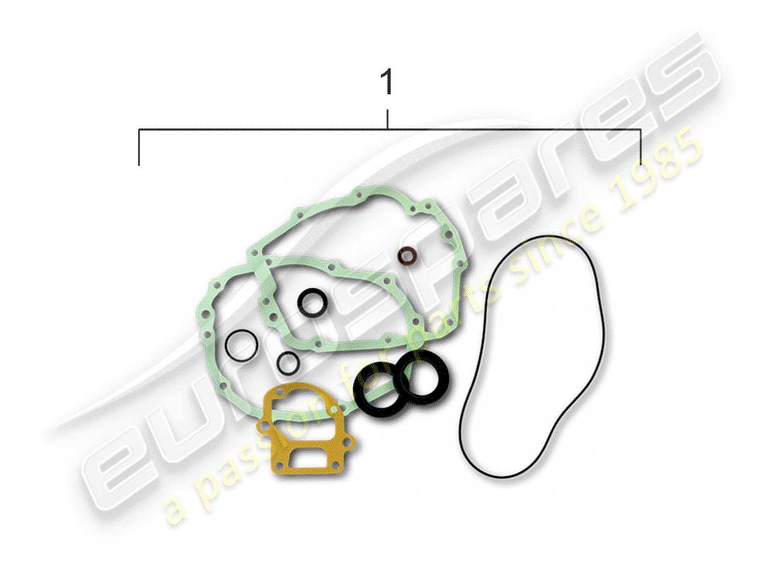 porsche 1976 (911 turbo) kit di riparazione schema delle parti