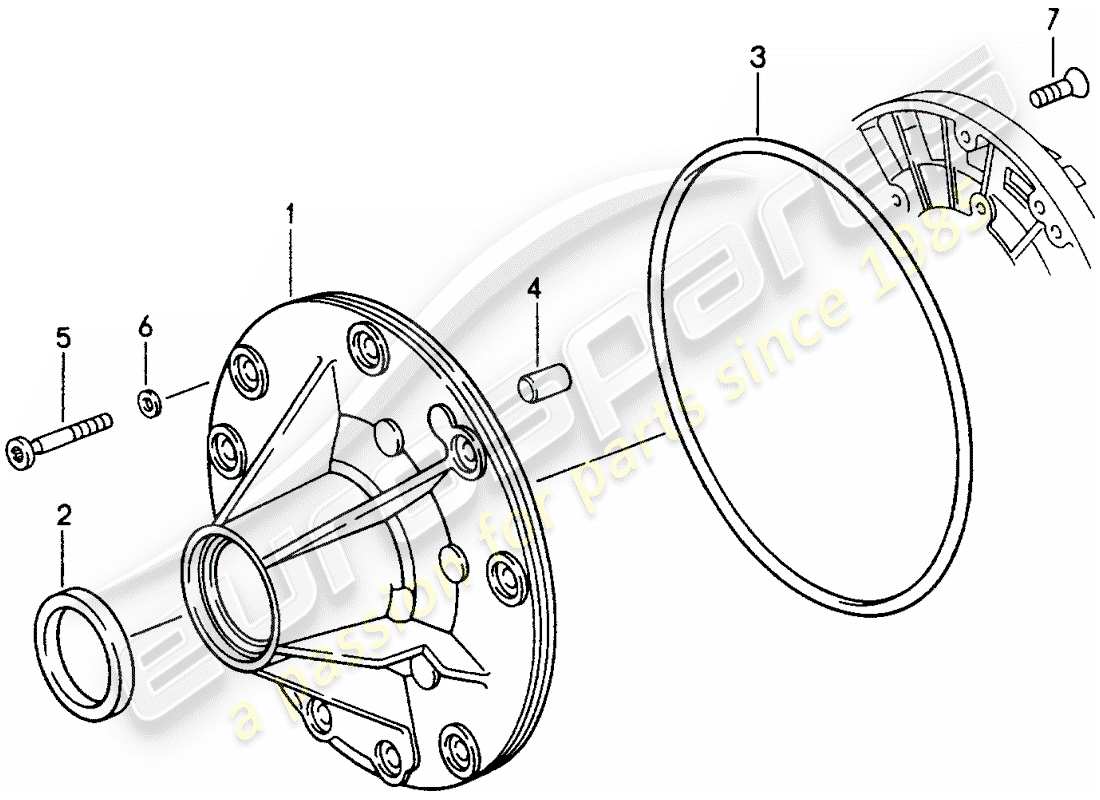 porsche 1994 (968) tiptronic - pompa dell'olio diagramma delle parti