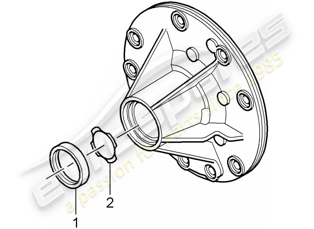 porsche 2008 (987 boxster) tiptronic diagramma delle parti