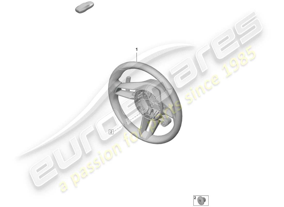porsche 2019 (992-1) volante schema delle parti