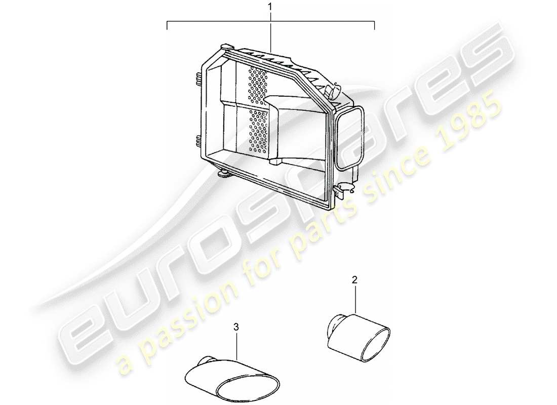 porsche 2005 (tequipment) pacchetto audio ex.optic diagramma delle parti
