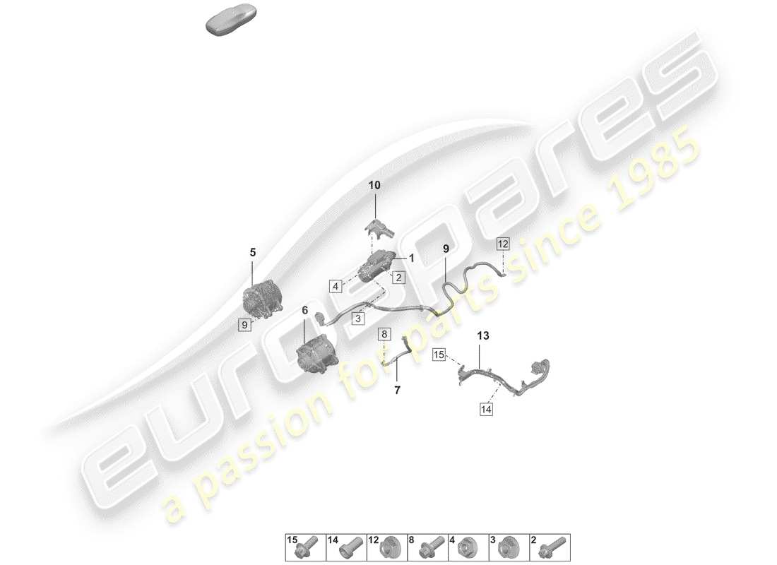 porsche 2019 (992-1) antipasto diagramma delle parti