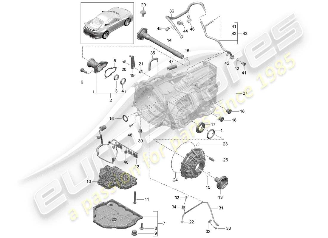 porsche 2020 (991-2 r/gt3/rs) - per favore - diagramma delle parti