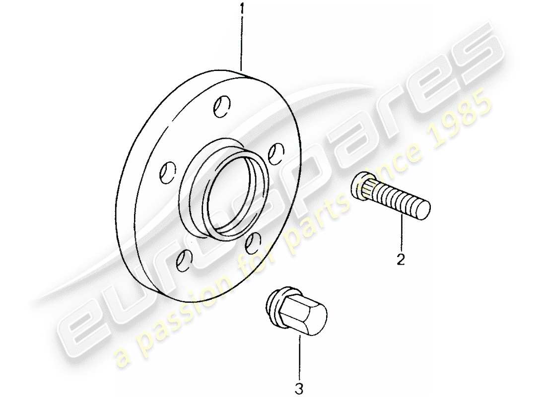 porsche 2010 (tequipment) ampliamento della pista diagramma delle parti