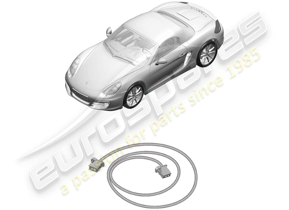 porsche 2013 (981 boxster) cablaggi diagramma delle parti