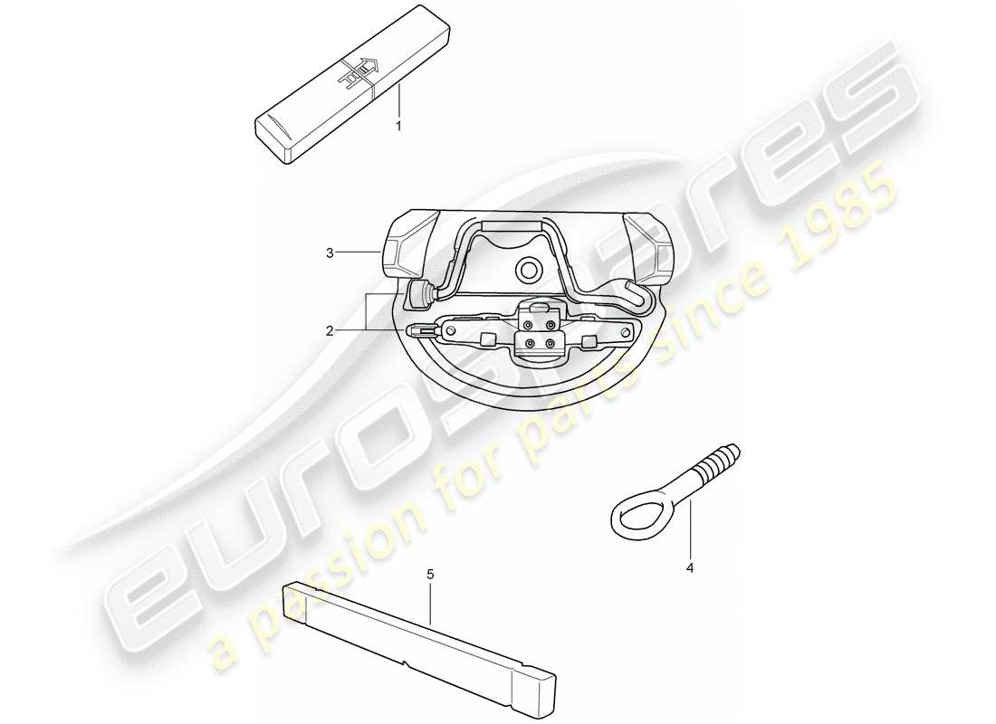 porsche 2009 997-2 turbo / gt2 diagramma delle parti dello strumento