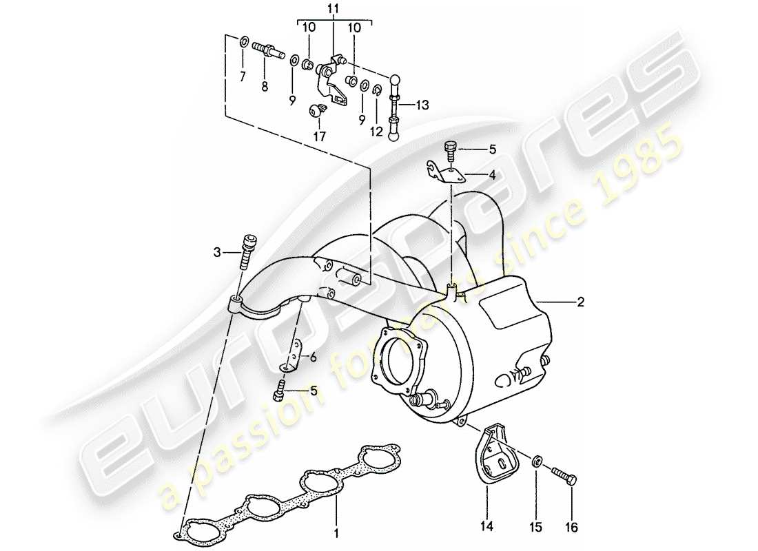porsche 1990 (944) l-jetronic - diagramma delle parti 3