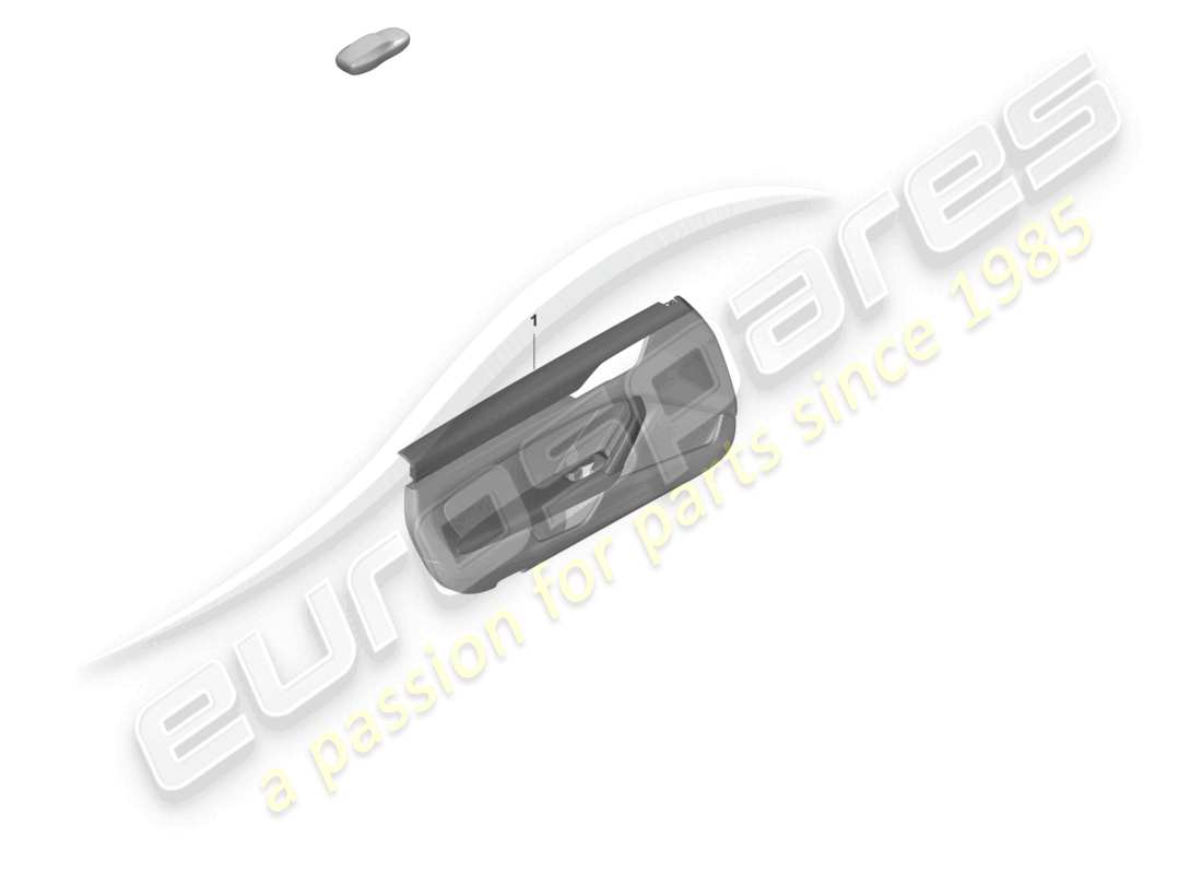 porsche 2020 (992-1) pannello porta per veicoli con equipaggiamento pacchetto pelle schema ricambi