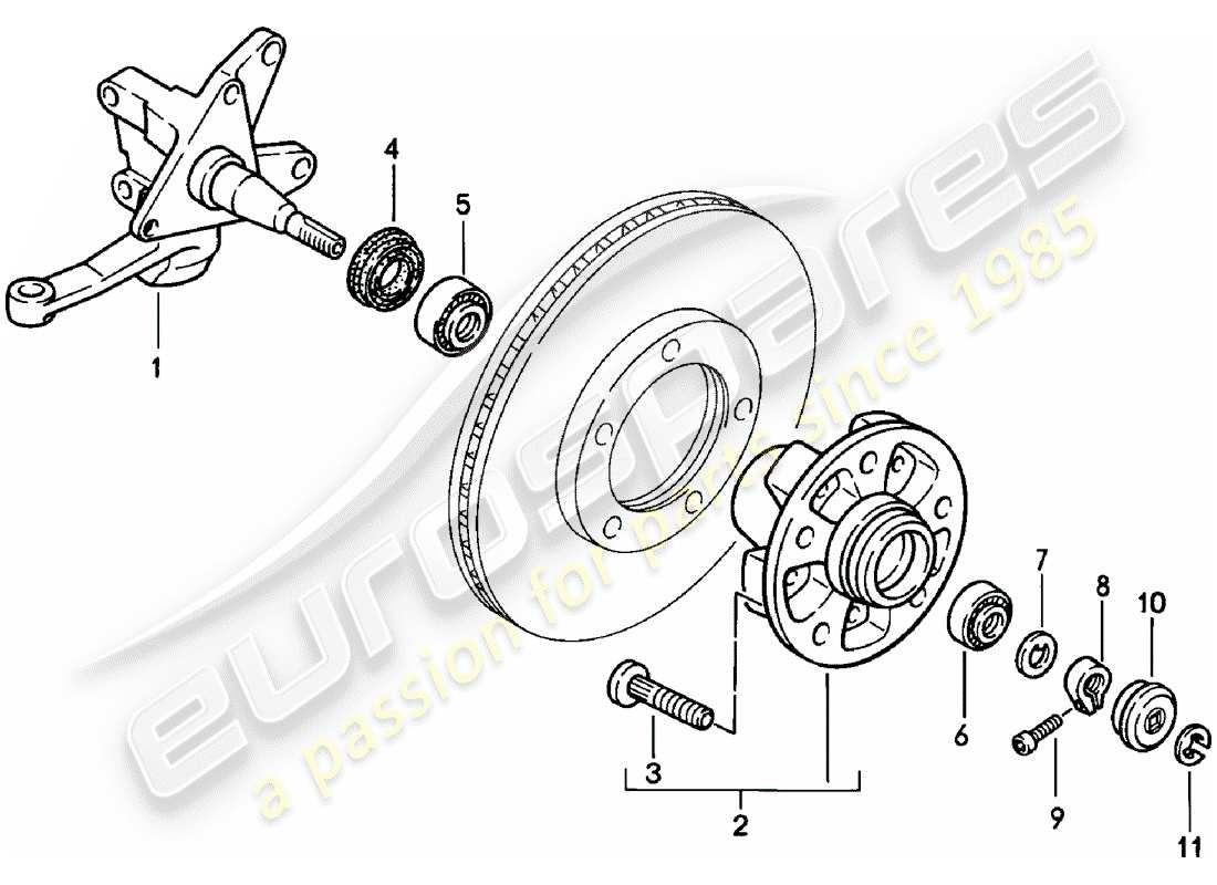porsche 1981 (924) fuso a snodo - - lubrificanti schema delle parti