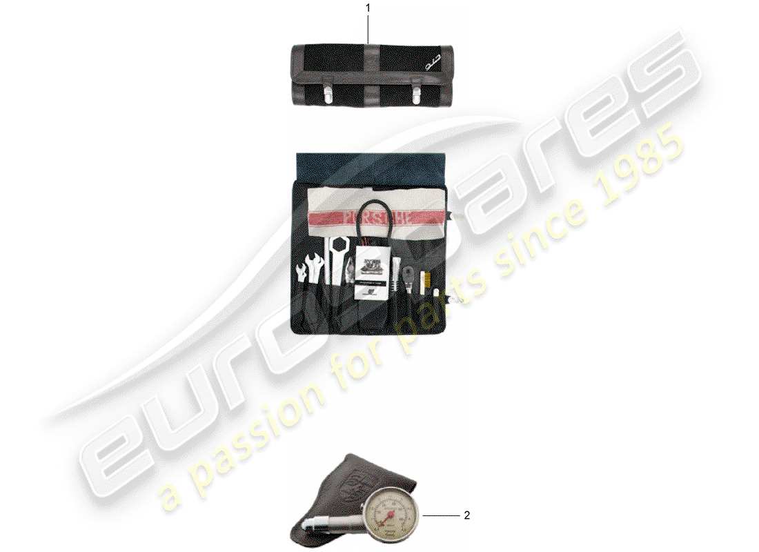 porsche 2013 (accessories) attrezzo diagramma delle parti