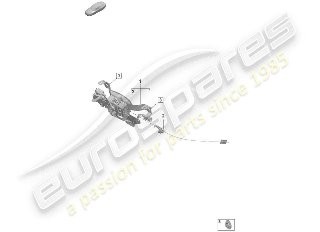porsche 2019 (992-1) diagramma delle parti bloccato