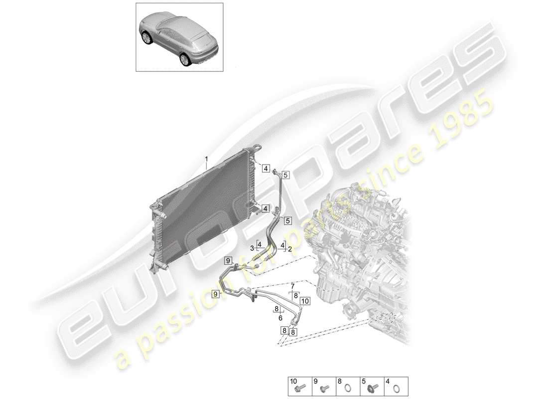 porsche 2019 (macan) - per favore - diagramma delle parti