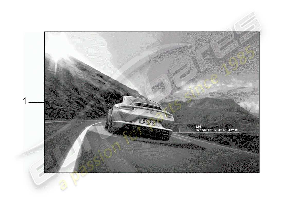 porsche 2012 (tequipment 98x/99x) porsche diagramma delle parti