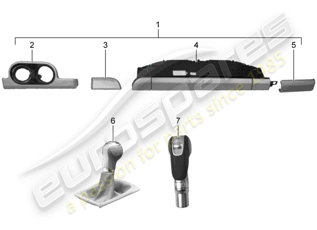 porsche 2012 (tequipment 98x/99x) schema delle parti del kit di installazione