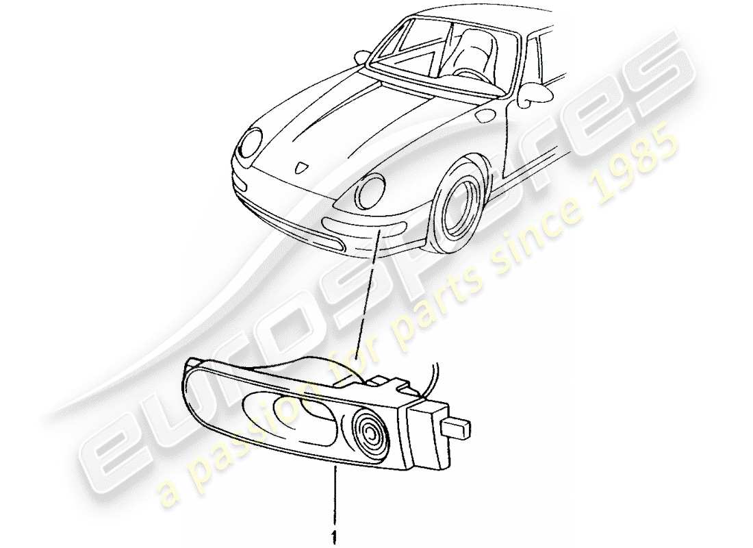 porsche 2006 (tequipment) sistema di raffreddamento dell'aria diagramma delle parti