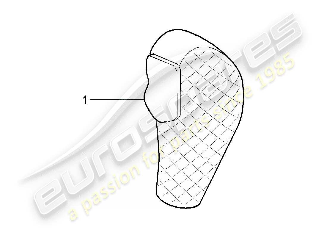 porsche 2007 (tequipment cayenne) leva selettrice diagramma delle parti