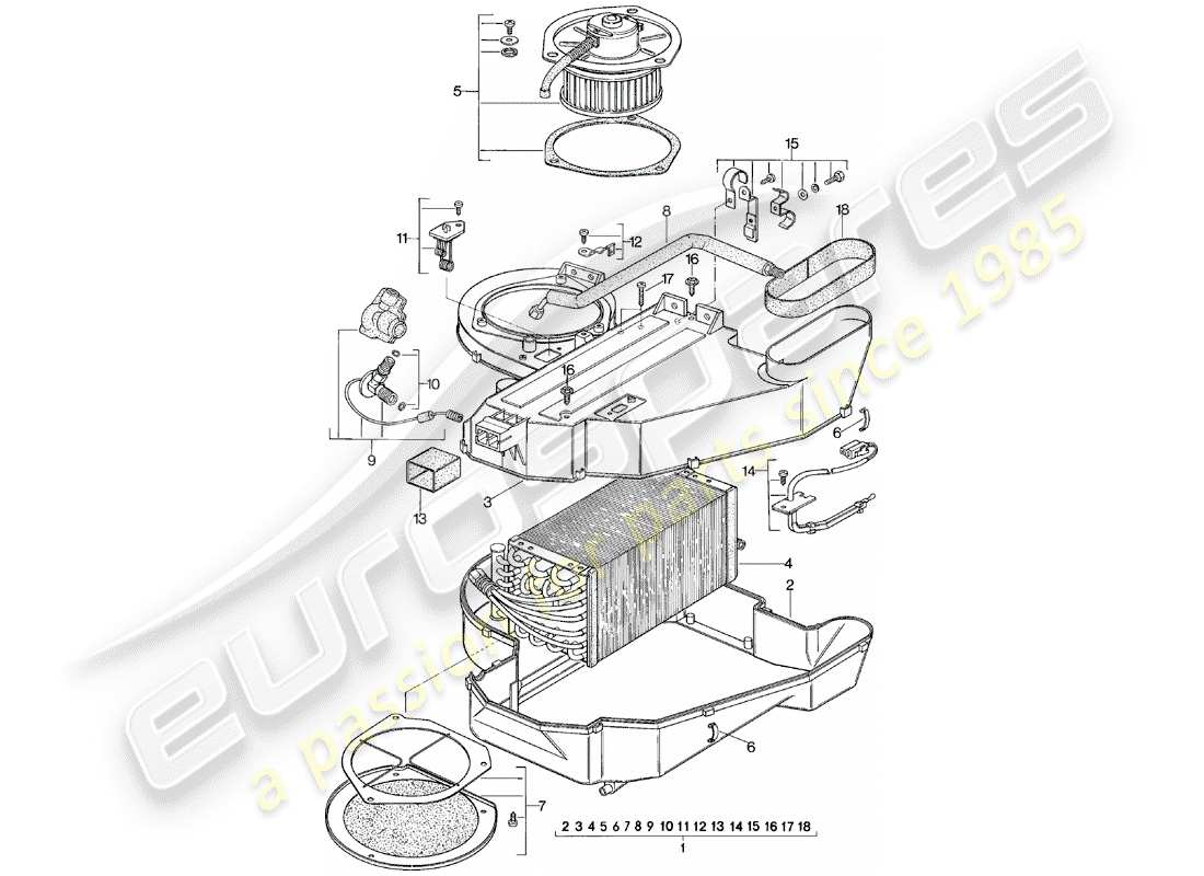 porsche 1981 (924) condizionatore d'aria - f >> 92-cn402 197 - f >> 92-cn450 831 - f >> 93-cn100 305 - f >> 93-cn{10 } 305 - f >> 93-cn150 331 - f >> 93-bn700 458 diagramma delle parti
