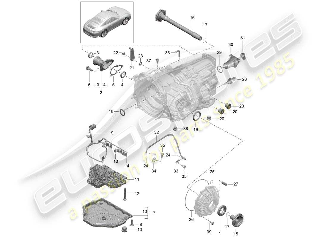 porsche 2019 (991-2) - per favore - diagramma delle parti