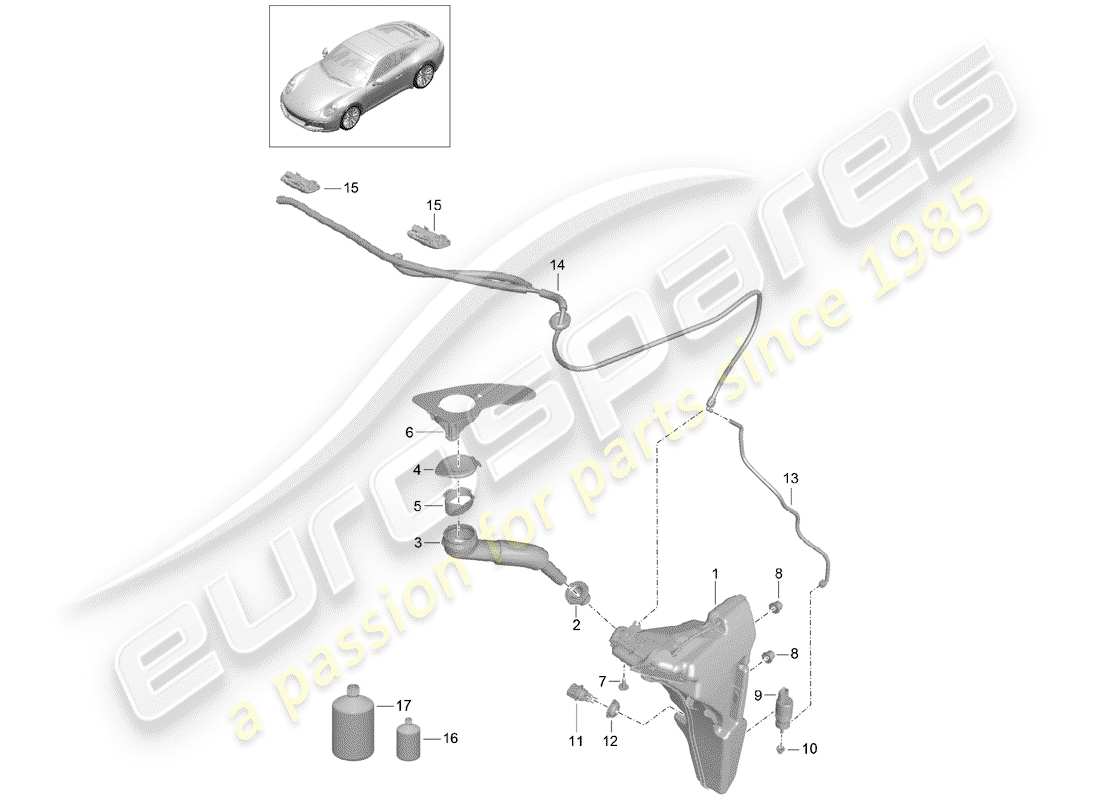 porsche 2020 (991-2) gruppo rondella diagramma delle parti