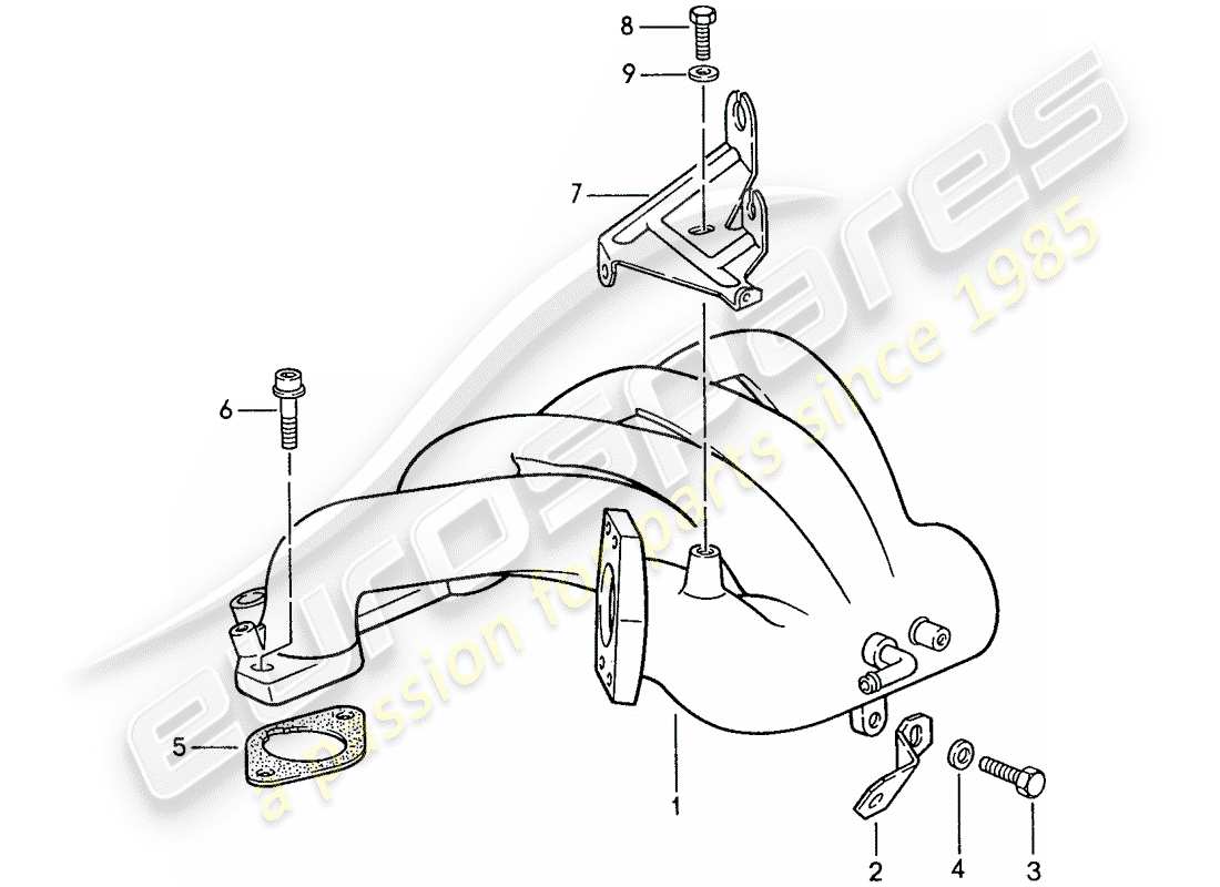 porsche 1990 (944) l-jetronic - diagramma delle parti 3