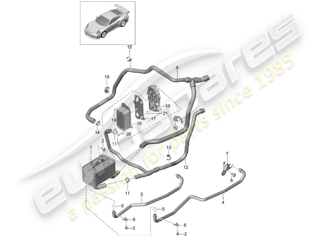 porsche 2017 (991-2 turbo) - per favore - diagramma delle parti