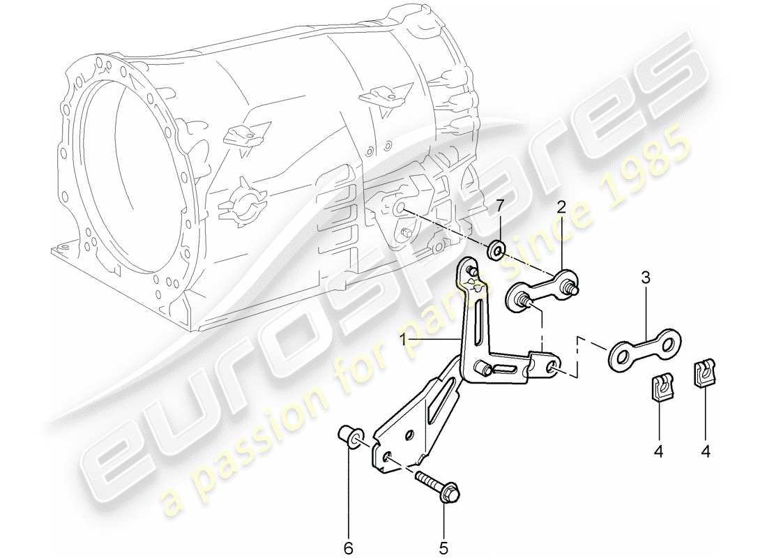 porsche 2009 997-2 turbo / gt2 schema delle parti tiptronic