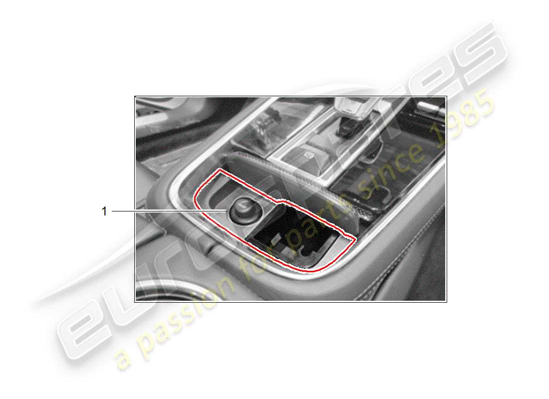 porsche 2012 (tequipment panamera) pacchetto fumatori diagramma delle parti