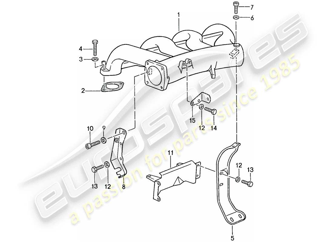 porsche 1990 (944) l-jetronic - diagramma delle parti 4
