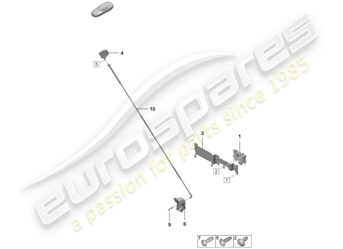 porsche 2020 (992-1) singole parti diagramma delle parti