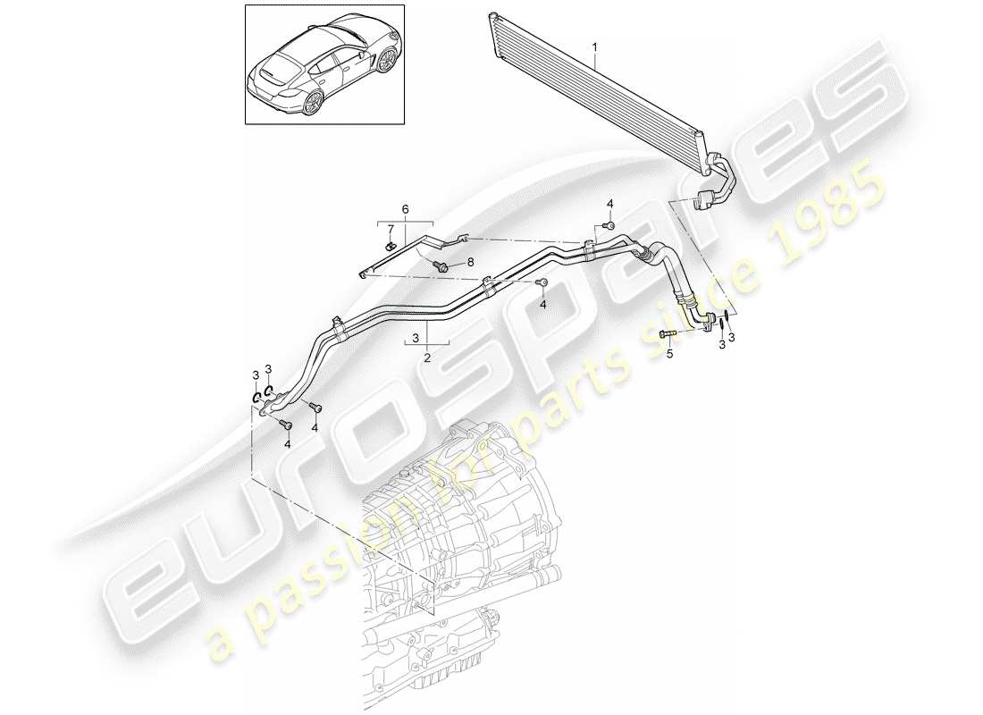 porsche 2016 (panamera 970) - per favore - diagramma delle parti