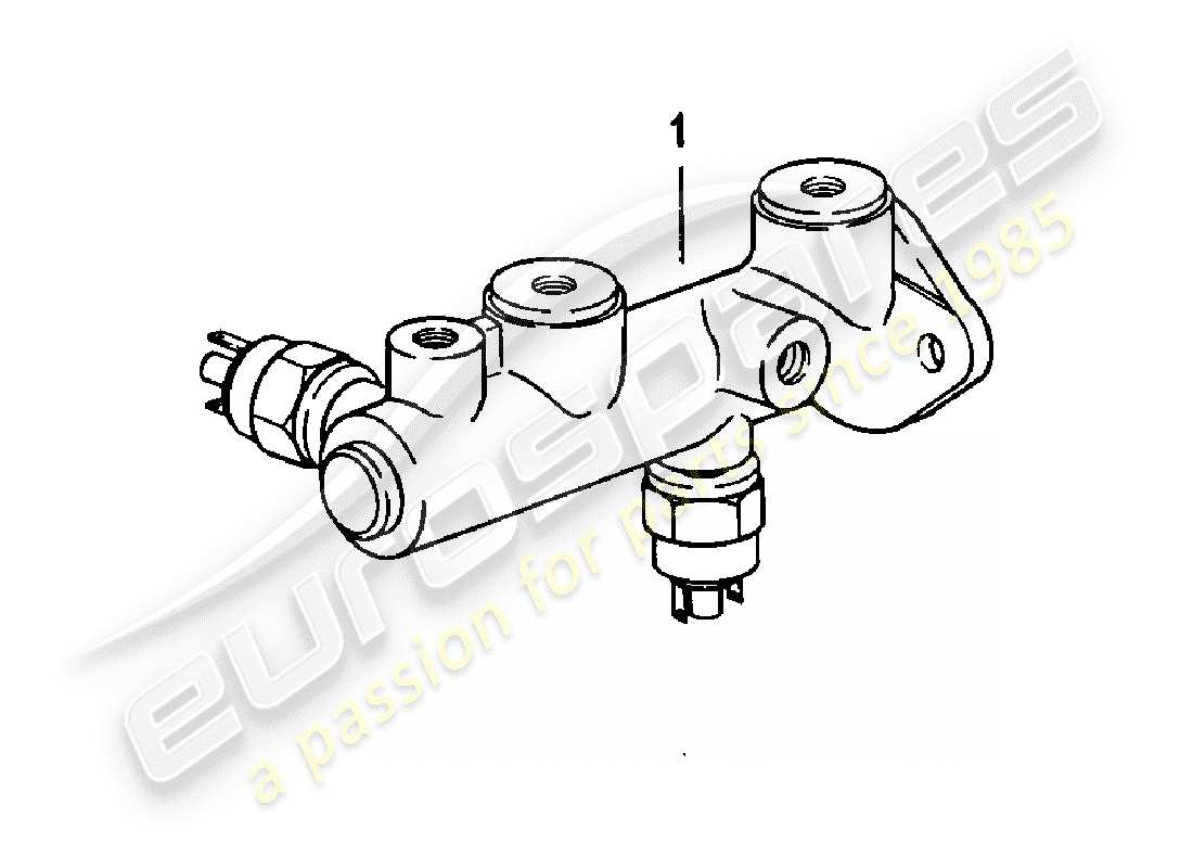 porsche 1983 (924) pompa freno diagramma delle parti