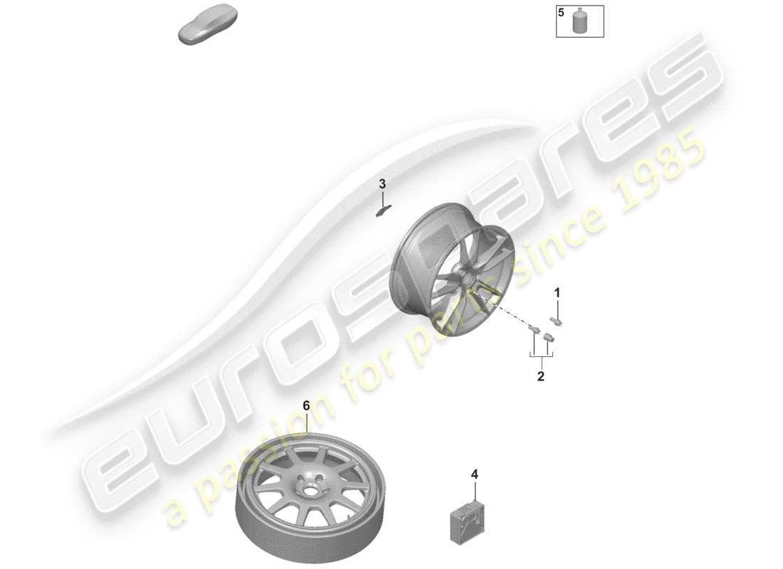porsche 2020 (992-1) singole parti diagramma delle parti