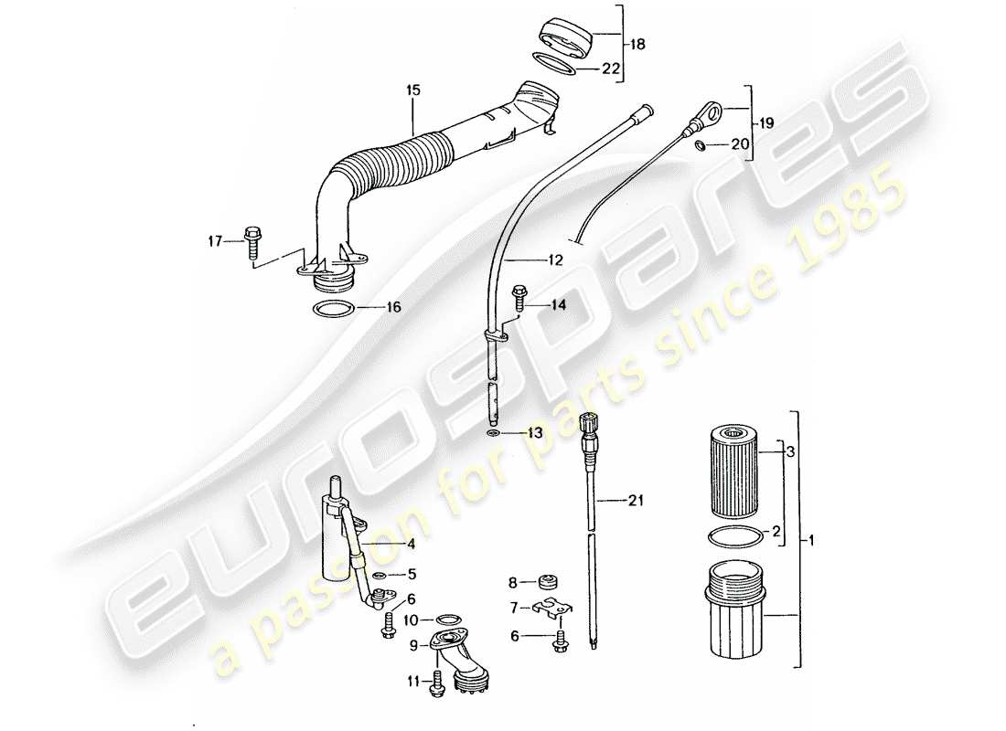 porsche 2000 (996) motore (press. olio/lubrica.) - vedi informazioni tecniche - vedi gruppo principale 1 (motore) - nr.1/02 nr.2/02 schema delle parti