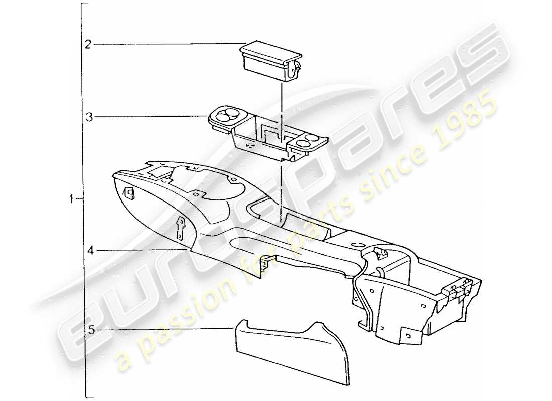 porsche 2006 (tequipment) kit di installazione diagramma delle parti