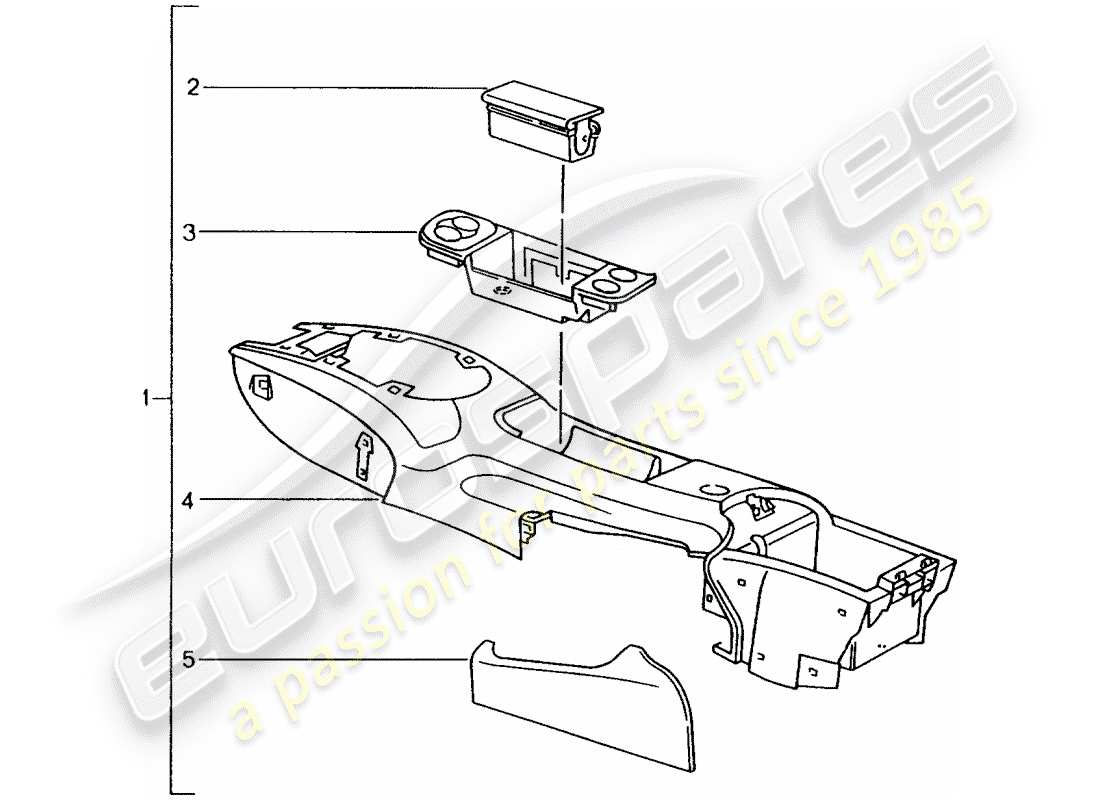 porsche 2009 (tequipment) schema delle parti del kit di installazione