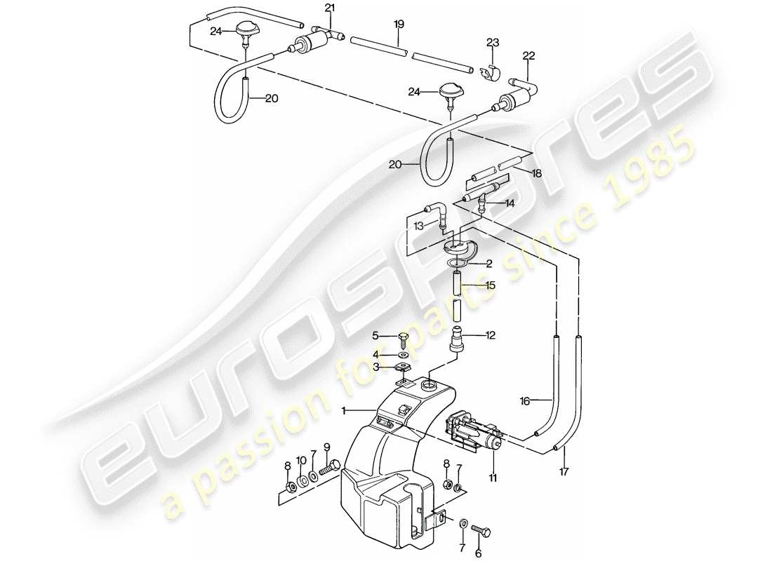 porsche 1979 (924) unità rondella - d - mj 1979>> - mj 1979 schema delle parti