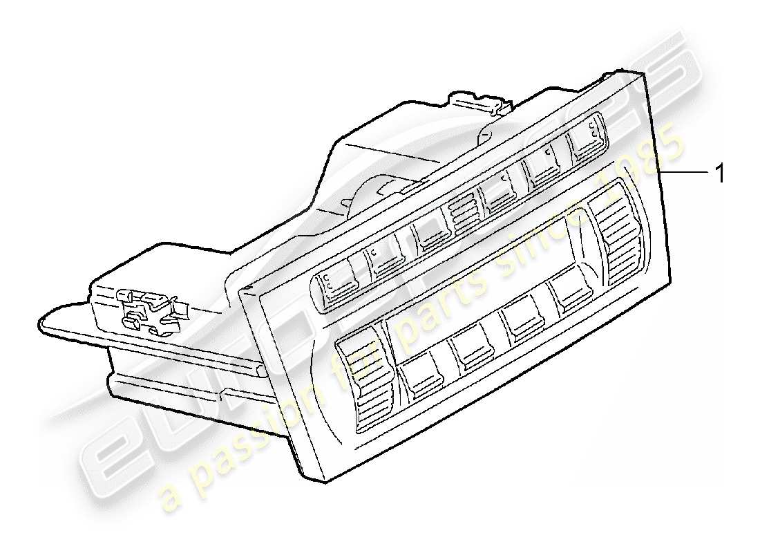 porsche 2007 (997-1) interruttore di comando diagramma delle parti