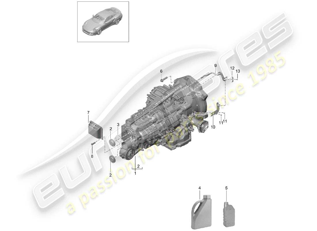 porsche 2015 (991-1 turbo) - per favore - diagramma delle parti